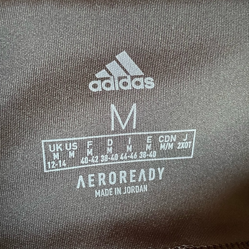 Adidas Aeroready Leggings Workout Pants Outfit Gym Fitness Size M EUC - Picture 5 of 10